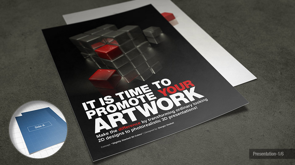 Photorealistic Flyer/Poster Mock-Up